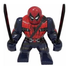Boneco Big Blocos De Montar Deadpool Homem Aranha