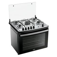 Fogão 5 Bocas Embutir Dako Supreme Mesa de Inox Bivolt