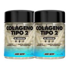 Kit 2x Colágeno Tipo 2 pote 60 Cápsulas cada , com Vitaminas C E e D3 