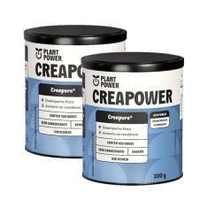 Kit 2X: Creatina Creapower Creapure Plant Power 300g