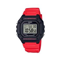 Relógio Masculino Casio Digital W-218H-4Bvdf Vermelho