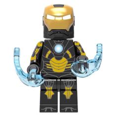 Boneco Blocos De Montar Homem De Ferro Armadura Mark Mk20
