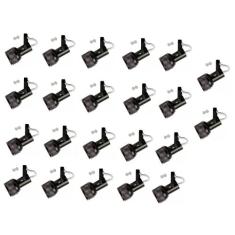 Kit 22 Spot Trilho Perfilado Eletro calha Par20 Bulbo OL1 - Hiperlight