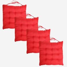Kit 4 Assentos Futton C/Cordinhas Para Amarrar Confortável Diversas Co