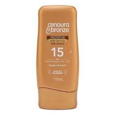 Protetor Solar com Cor FPS 15 110ml - Cenoura & Bronze - Cenoura&Bronz