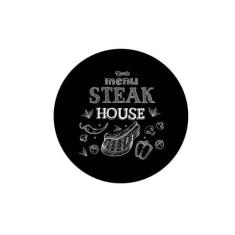 Sousplat Menu Steak House - NSW, Sem base, 1 Peça