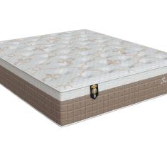 Colchão King Size Molas Molas ensacadas Ensacadas Sensitive 33x193x203cm Branco/Bege