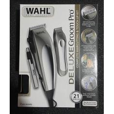 Kit Máquina de Cortar Cabelo Wahly Clipper - Deluxe Groom Pro 110V, 11