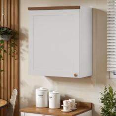 Armário Aéreo Para Cozinha 1 Porta Provençal Iluminata - Genialflex