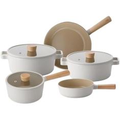 Jogo de Panelas Fika Indução 5 Peças - Neoflam, Pérola, 5