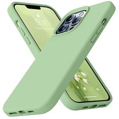 Ktele Capa compatível com iPhone 13 Pro Max de 6,7 polegadas de silicone líquido premium com [forro de microfibra macio antiarranhões] Capa de proteção contra choques de corpo inteiro de borracha gel