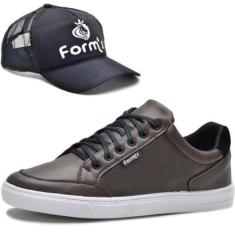Tênis Cano Baixo Form's + Boné Masculino-Masculino