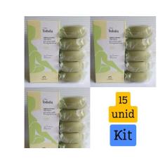 Kit 3 caixas de sabonete Alecrim e Sálvia - Total 15 unidades - Mais v