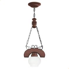 Lustre Muller Canga 1 Lâmpada Envelhecido 401E