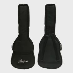 Bag capa almofadada para violão folk ou clássico hofma - com alças E bolso