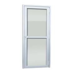 Porta de PVC 216x70cm com 2 Vidros Inferiores Temperados ITEC Brimak A
