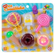 Kit Comidinha de Doces Infantil Brinquedo Faz de Conta