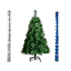 Arvore de Natal Pinheiro 1,2 metros 90 galhos Com Enfeites - store vm