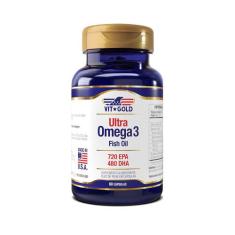 Ultra Ômega3 1250mg 720 EPA/480 DHA Vitgold com 60 cápsulas
