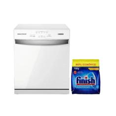 Kit Lava-Louças Brastemp 8S Branca BLF08BB e Detergente Pó Finish 700g Kit Lava-Louças Brastemp 8S Branca BLF08BB 127V e Detergente Pó Finish 700g