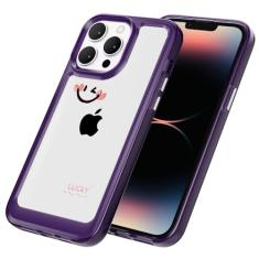 AKABEILA Capa para iPhone 15 Pro transparente com design TPU bumper floral flor PC capa de telefone traseira botão galvanizado mulheres menina 6,1 polegadas