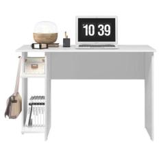 Mesa Para Escritório 3875 Branco Brilho - Qmovi