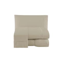 Lençol Pádua Queen Percal 400 Fios Algodão - 04 Peças - Bazar Enxoval