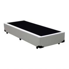 Cama Box Solteiro 88 Bello Box - Tecido Sintético Branco