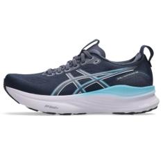 ASICS Tênis de corrida feminino Gel-Kayano 32, Meia-noite/água parada, 39