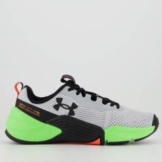 Tênis Under Armour Tribase Reps 2 Cinza e Verde-Unissex