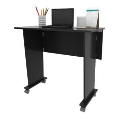 Escrivaninha com Rodízios Multimóveis Cr25025 Preta