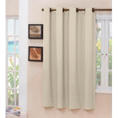 Cortina Blackout Tecido Areia 1,40x1,50 Janela Porta