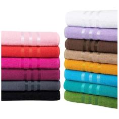 Toalha de Banho 3 Listrado 68x130cm Diversas Cores 100% Algodão Macia 