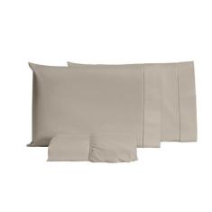Jogo De Cama Queen 03 Peças Percal 300 Fios Algodão  - Forte Lençol , 