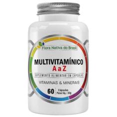 Multivitamínico A a Z 500mg 60 Cápsulas - Flora Nativa