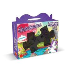 Quebra - Cabeça Gigante - Unicórnios- 12 Peças - Algazarra