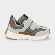Tênis Infantil Bibi Jogging Cinza-Masculino