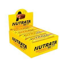 Barra Proteína Whey Grego Doce Leite 12 un. Nutrata, Dulce de leche co