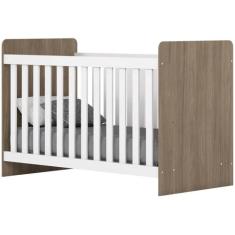 Berço Nacional Labirinto Rústico Branco Brilho - Henn, Rústico e Branc