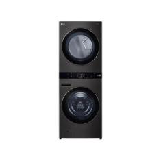 LAVADORA E SECADORA LG WashTower 17KG PRETO WK17BS6A 220v, Preto, 220V