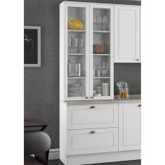 Paneleiro 2 Portas 2 Gavetas Emily Henn Branco HP