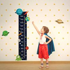 Adesivo de Parede Infantil Régua Sistema Solar
