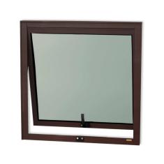 Janela de Alumínio Maxim-Ar 60x60cm Vidro Mini Boreal Confort Brimak Corten
