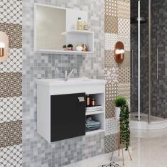 Gabinete Suspenso Com Cuba E Espelheira Bia - MGM Móveis