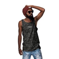 Camiseta Regata Militar Di Nuevo Company Masculina, Preto, XG