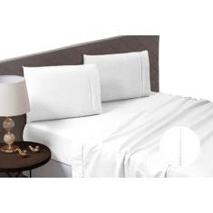 Lençol Casal 600 Fios 4 Peças Algodão Egípcio Luxo Toque Macio - Armaz