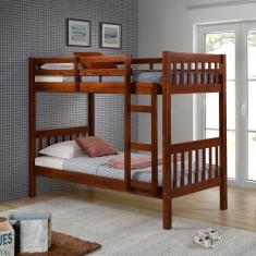 Beliche Teen Plus Em Madeira Maciça Mv Outlet Mogno