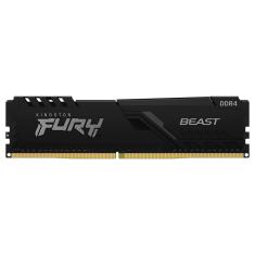 Memória Ram Kingston Fury Beast Ddr4 8gb 3200mhz - Preto (kf432c16bb/8)