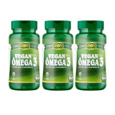 Kit 3 Ômega 3 Vegetal Unilife 60 cápsulas