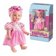 Boneca Bebe Baby Coleção Lindinha Baby Milk 0612 - Milk Brinquedos